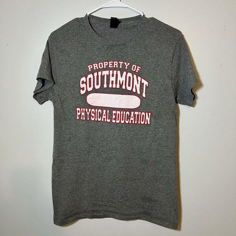 Gildan Property of Southmont PE Uniform T-Shirt Gray Size Small